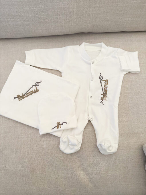 Newborn Set تطريز