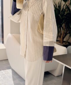 Alternative view of A-OFFWHITE AND GRAY SHIRT